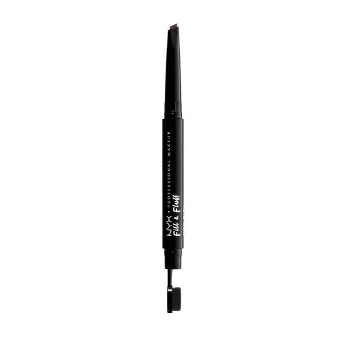 NYX Fill & Fluff Eyebrow Pencil – 2-in-1 Brow Definer & Blender | 0.2g