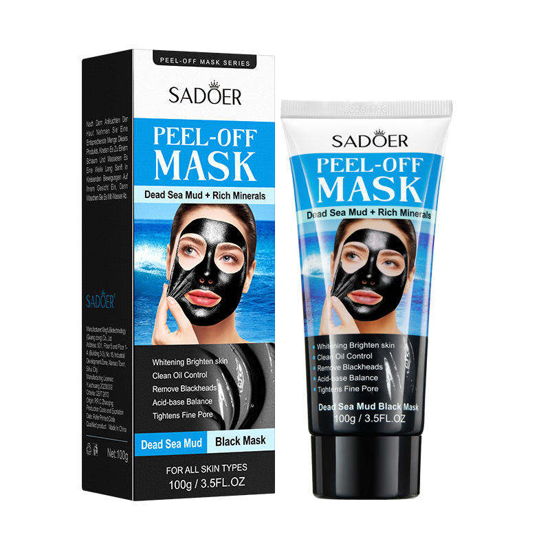 SADOER Deep Cleansing Peel-Off Mask – Pore Purifying & Brightening Formula