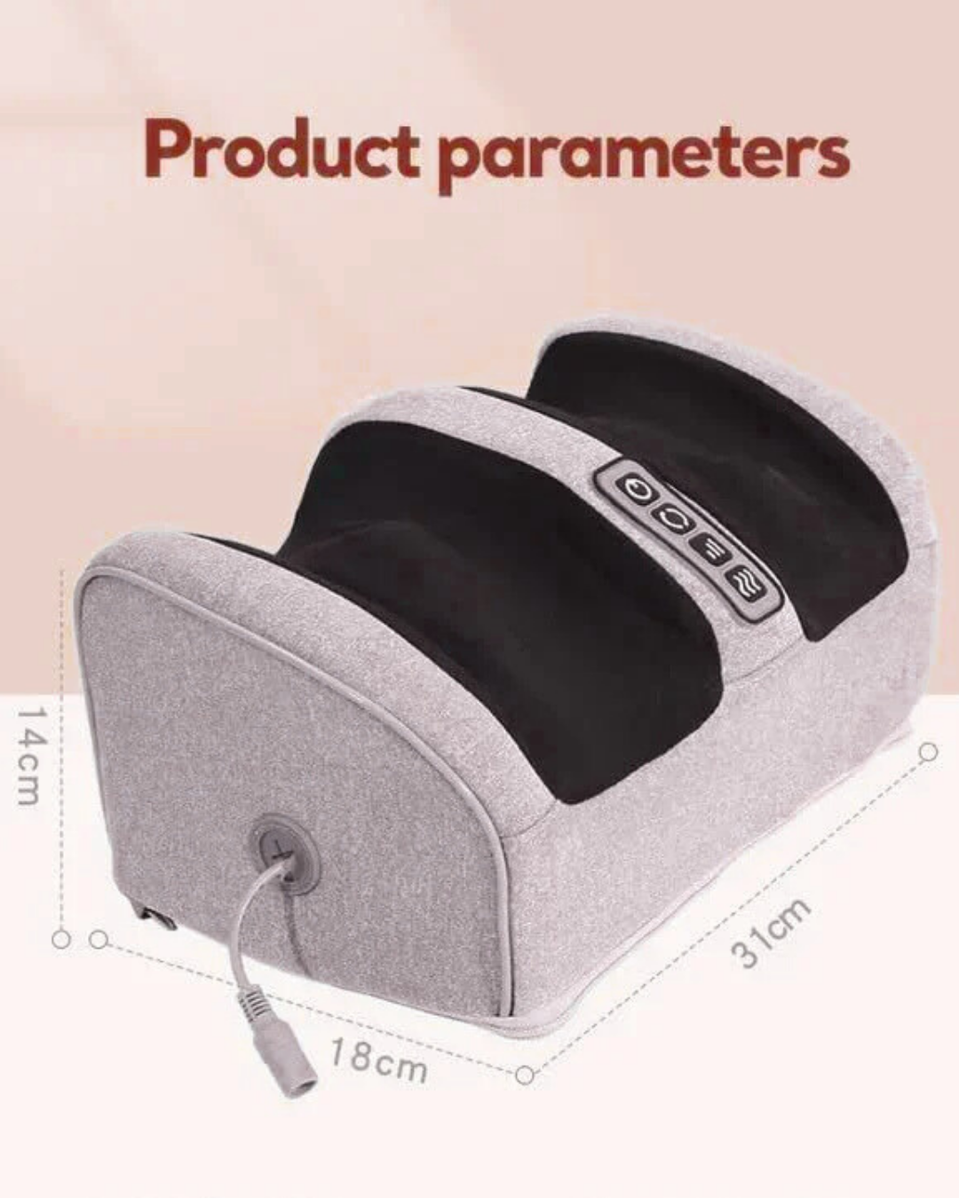 Electric Foot Massager – 3-in-1