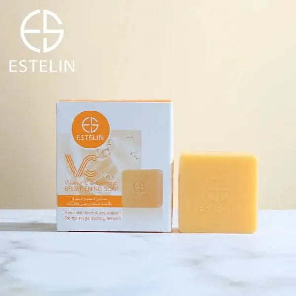 ESTELIN Turmeric & Vitamin C Glow Soap – Deep Cleansing & Brightening