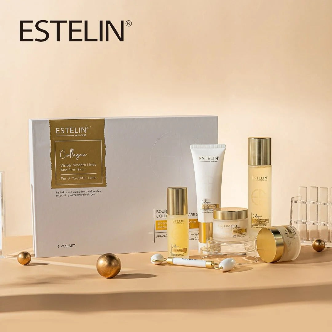 ESTELIN Collagen Skin Care Set – 6-in-1 Anti-Aging & Firming Face Kit