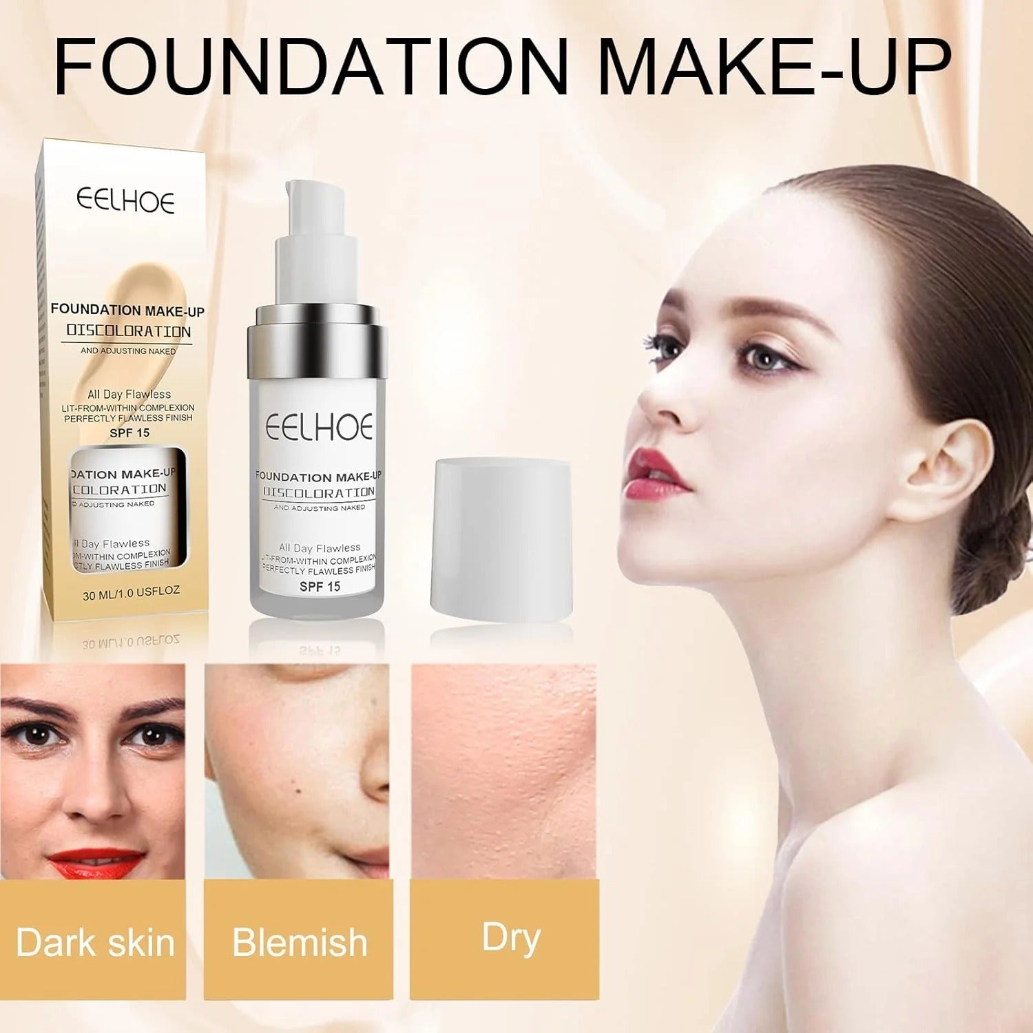 EELHOE Tone-Perfect Foundation SPF 15