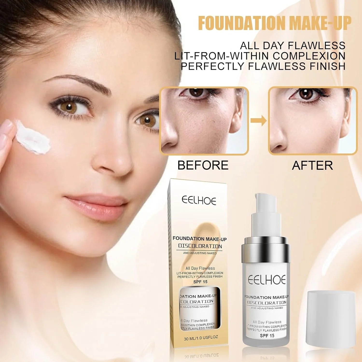 EELHOE Tone-Perfect Foundation SPF 15